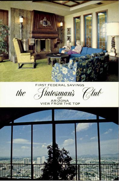 First Federal Savings Statesman's Club, 3003 No. Central Phoenix Arizona