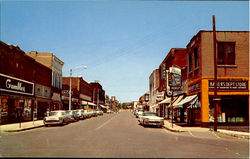 Main Street Looking North In Poplar Bluff Missouri Postcard Postcard