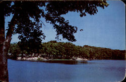 The Lake Of The Woods In Swope Park Postcard