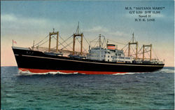 M.S. Saitama Maru Postcard