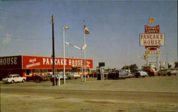 Farmer John's Pancake House, 99 Freeway & Cleveland Ave Madera, CA Postcard Postcard