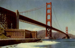 Golden Gate Bridge Postcard