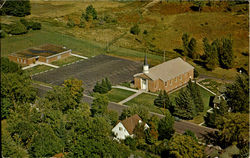 Holy Cross Catholic Church Cornell, WI Postcard Postcard