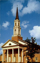 Beautiful Skillman Avenue Church Of Christ, 3014 Skillman at Marquita and Vanderbilt Postcard