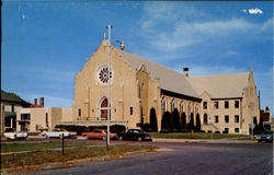 First Christian Church, Avenue D at Seventh Street Lawton, OK Postcard 