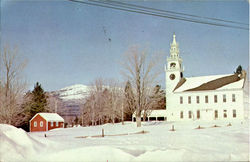Red School Houses And Meeting House Jaffrey, NH Postcard Postcard