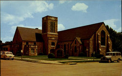 Rosemary Methodist Church, Corner of West 9th and Jackson St Roanoke Rapids, NC Postcard Postcard
