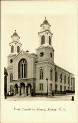 First Church In Albany Postcard