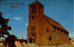 St. Rose Of Lima Parish Santa Rosa, NM Postcard Postcard