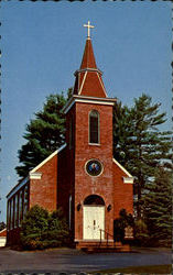 St. Patrick's Church Damariscotta Mills, ME Postcard Postcard