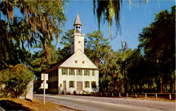 Midway Congregational Church, U. S. 17 Savannah, GA Postcard Postcard
