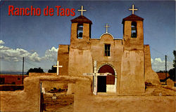 Rancho De Taos New Mexico Postcard Postcard