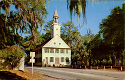 Midway Congregational Church, U. S. 17 Savannah, GA Postcard Postcard