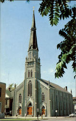 Church In Peru Indiana Postcard Postcard