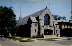 St. Bernard Catholic Church, Sinclair and Cass Sts Wabash, IN Postcard Postcard