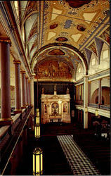 Inside View Of St. Louis Cathedral Postcard
