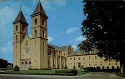 St. Fidelis Church Victoria, KS Postcard Postcard