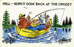 Fishing Postcard