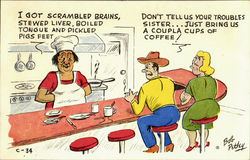 Diner Postcard