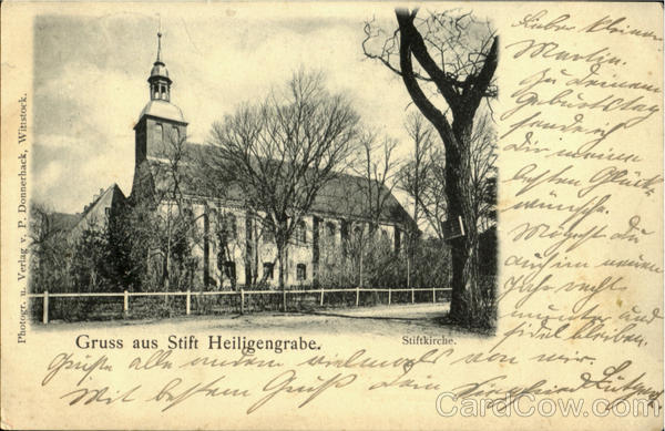 Gruss aus Stift Heiligengrabe Germany