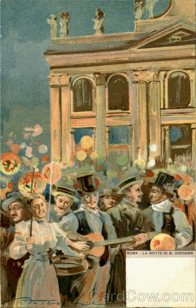 Roma La Notte Di S. Giovanni Italy