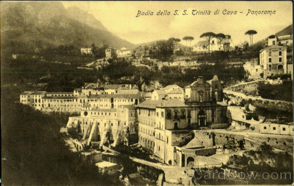 Badia Della S. S. Trinita Di Cava Panorama Italy