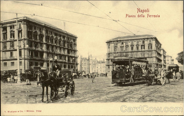 Piazza Della Ferrovia Napoli Italy