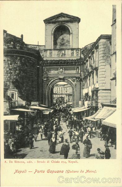 Porta Gapuana Napoli Italy