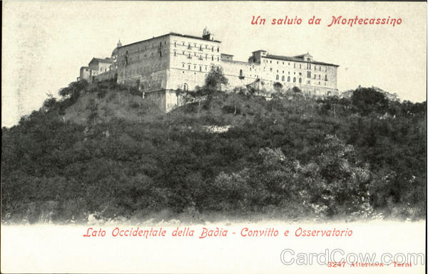 Un Saluto Da Montecassino Italy