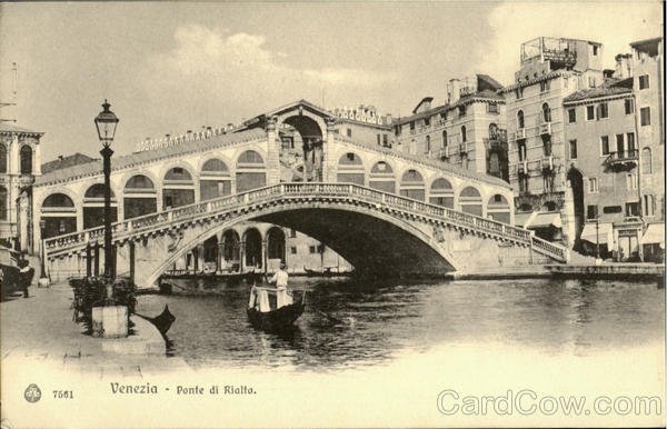 Ponte Di Rialto Venezia Italy