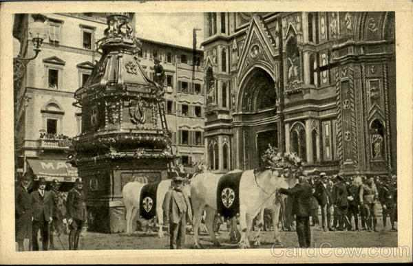 Il Carro Del Sabato Santo Firenze Italy