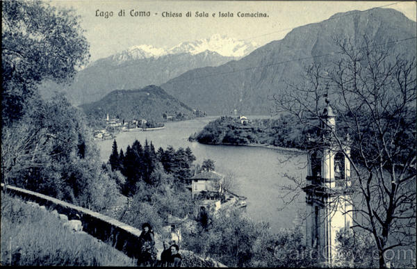 Lago Di Como - Chiesa Di Sala E Isala Comacina Italy