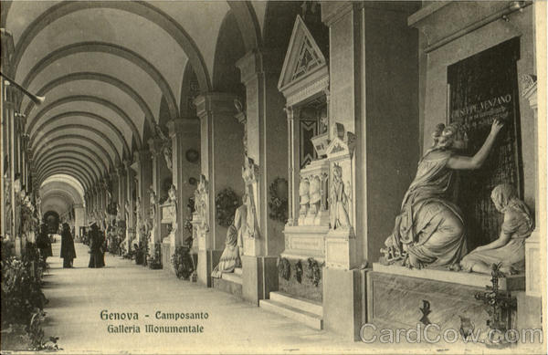 Genova - Camposanto Galleria Monumentale Italy