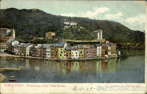 Panorama Dalla Villa Brown Portofino Italy