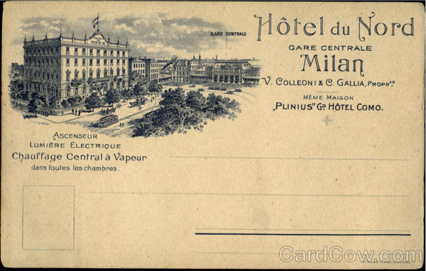 Hyotel Du Nord Gare Centrale Milan Italy