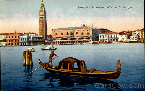 Panorama Dall Isola S. Giorgio Venezia Italy