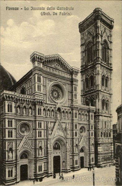 La Facciata Della Caltedrale Firenze Italy