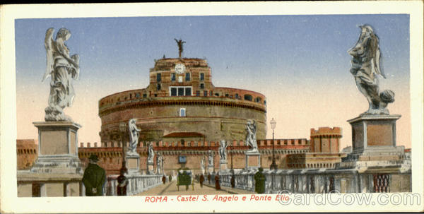 Castel S. Angelo E Ponte Elio Roma Italy