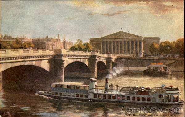 The Pont De La Concorde Paris France