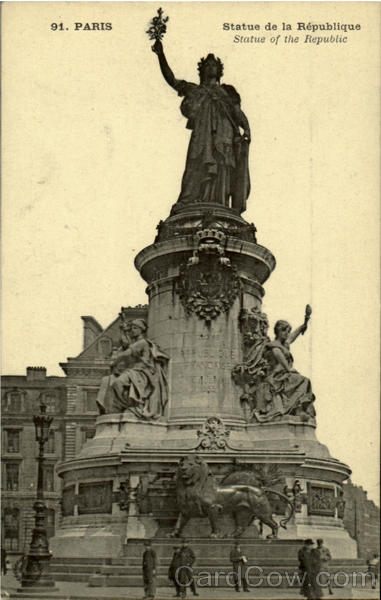 Statue Of The Republic Paris France