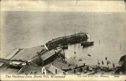 The Harbour From North Hill Minehead, Somerset UK Postcard Postcard