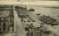Bizerte - Les Quais et la Sortie du Port Postcard