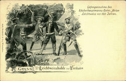 Gruss aus Leichtweisshohle bei Wiesbaden Postcard