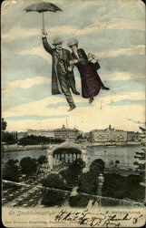 En Stockholmsutflykt Stromparterren Postcard