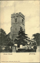 Parish Church Bromley, England London Postcard Postcard
