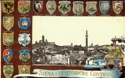 Siena E Le Storiche Contrade Postcard