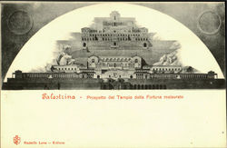 Talastrina Prospetto Del Tempio Della Fortuna Restaurato Postcard