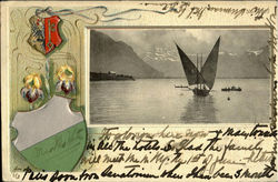 Baudue Du Lac Leman Postcard