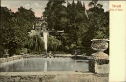 Tivoli Villa D'Estate Postcard