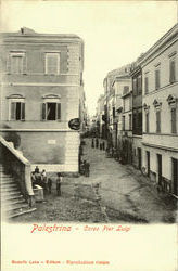 Palestrina Corso Pier Luigi Postcard